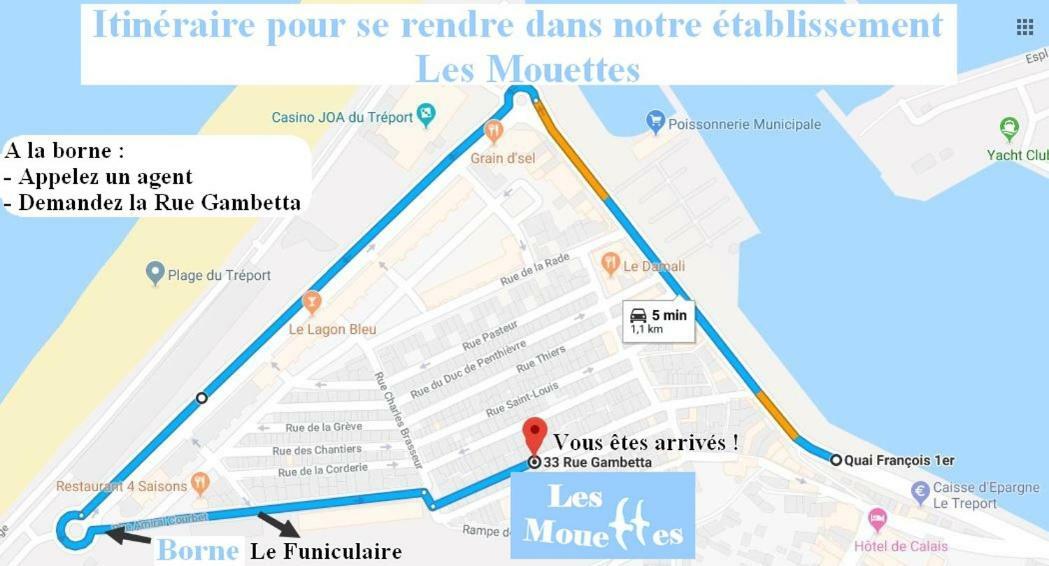 Apartmán Les Mouettes 3 Le Tréport Exteriér fotografie